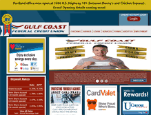 Tablet Screenshot of gulfcoastfederalcu.org